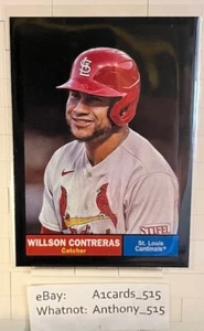 Willson Contreras - 2024 Topps Archives #81 - Black Foilboard - St. Louis - Picture 1 of 3