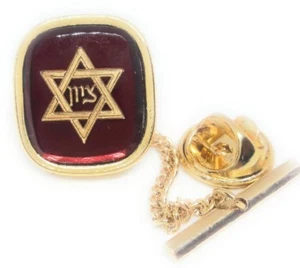 STAR OF DAVID TIE TACK / LAPEL PIN - Picture 1 of 4