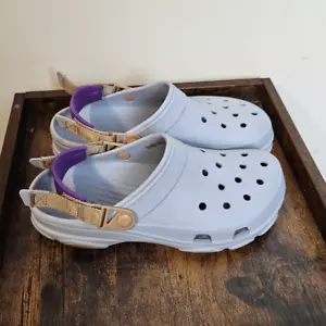 Crocs Clog Classic All-Terrain Sandals Purple Size M10 W12 - Picture 1 of 3