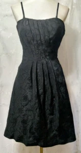 Nuevo Vestido de Cóctel WHITE HOUSE BLACK MARKET Talla 00 Fiesta Vacaciones Negro - Imagen 1 de 5