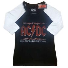 ** AC/DC Hell Ain’t A Bad Place Ladies Woman Official Licensed T-shirt **