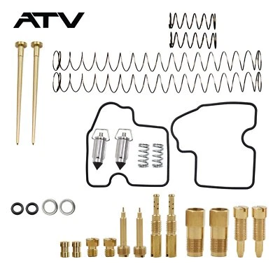 Kit de reconstrucción de 2 carbohidratos NJ para Kawasaki Prairie 650 2002 2003 Prairie 700 2004-2006 Foto 1 de 4