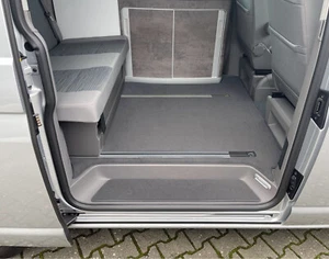 ARIBA Gastraum-matte passend für VW T6.1 California Camper Premium Velours GRAU - Bild 1 von 25