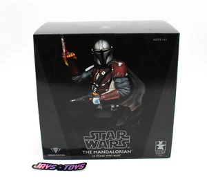Star Wars The Mandalorian escala 1:6 mini busto suave diamante gigante juguetes selectos - Imagen 1 de 12