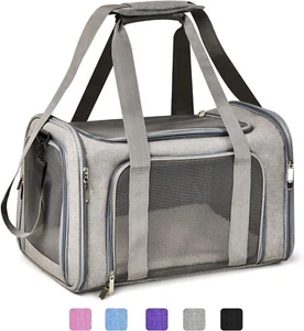 Cat, Dog Carrier for Small Medium Cats Puppies up to 15 Lbs, TSA Airline Approve - Picture 1 of 9