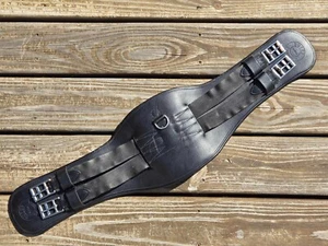 BUTET SAUMER Circunferencia de Doma Anatómica Acolchada Negra con Elástico - 28"-70 cm - ¡En muy buen estado! - Imagen 1 de 9