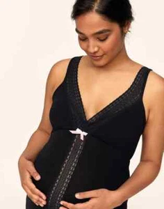 Belabumbum Eva Maternity and Postpartum Chemise - Black - L/XL - NWT - Picture 1 of 6