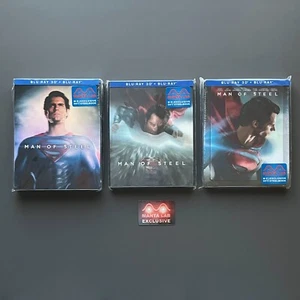 MAN OF STEEL 3D+2D STEELBOOK 1-CLICK MANTA LAB - Picture 1 of 2