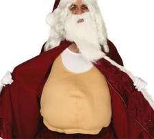Pancia finta imbottitura Babbo Natale uomo grasso