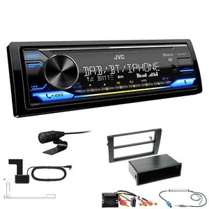 JVC Digital Receiver Autoradio Bluetooth DAB+ für Audi A4 2002-2009 schwarz - Bild 1 von 6
