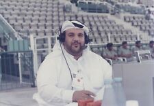 Qatar Sport Commentator Mohammed Lenjawi  Original Photograph A2295 A22