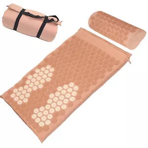 Akupressurmatte Akupressur Set mit Kissen Nadelmatte Massage Akupunktur Matte - Bild 1 von 13