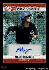 2021 Leaf Pro Set Metal '90 Mojo #PS0MM7 Marcelo Mayer ROOKIE AUTO RC RED SOX