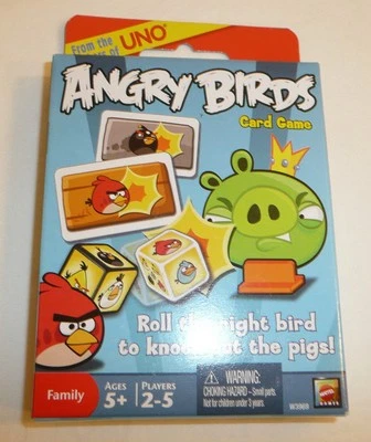 Angry Birds The Card Game - Pigs Phone App Video Game Mattel Kids Child Fun UNO - Image 1 of 2