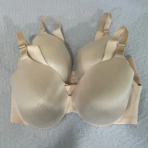 Soma Vanishing Back Full Coverage Bra Womens Size 42D Beige Nude Underwire - Picture 1 of 5