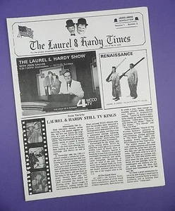 The Laurel & Hardy Times No. 3 - Club Members Only - Original 1970s Unused Stock - Picture 1 of 2