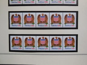 #2603 10c Bulk Rate Eagle & Shield PNC5 #11111, 22221 & 22222 MNH OG VF - Picture 1 of 1