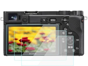 3X Glass Screen Protector Tempered Glass for Sony Alpha a6300 a6400 A6000 Camera - Picture 1 of 9