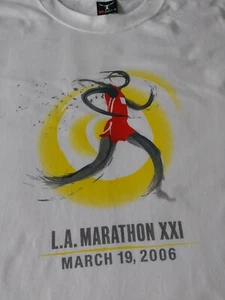 Vintage neues DS 2007 LA Marathon XXI Honda Volunteer T-Shirt Large - Bild 1 von 6