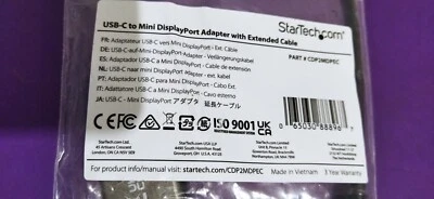 Star­Tech.com USB-C to Mini DisplayPort Adapter ( CDP2MDPEC )  _0.2_6 - Bild 1 von 4