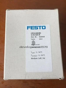 UNA Electroválvula FESTO CPE10-M1BH-5/3G-QS6-B 533153 Nueva - Imagen 1 de 2