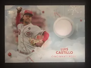 MAGLIA CARD USATA GIOCO AUTENTICO CERTIFICATO LUIS CASTILLO CINCINNATI REDS - Foto 1 di 2