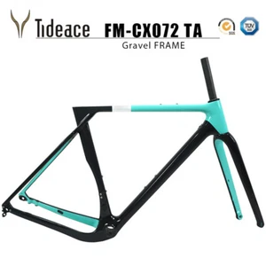 700C*40 or 27.5er*2.1 Carbon Cyclocross Gravel Bicycle Frame Road MTB Bike Frame - Picture 1 of 12