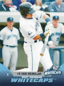 2019 West Michigan Whitecaps Sam McMillan Detroit Tigers