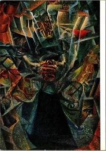Matter, U Boccioni 1912 Private Collection Edition of Millions Milan Postcard - Picture 1 of 4