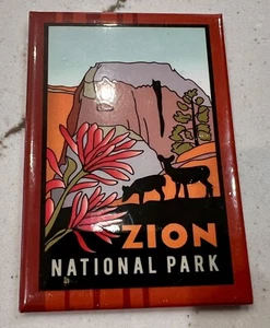 Zion National Park Utah 2" X 3" Fridge Magnet Made In USA - Picture 1 of 2