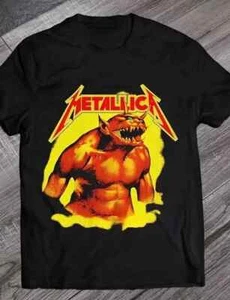 Metallica Band Tee Jump in the Fire Shirt Black Cotton Unisex S-4XL - Picture 1 of 4