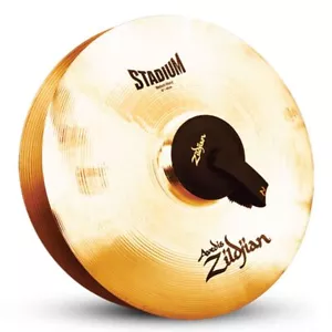 ZILDJIAN A0496 18" STADIUM SERIES MEDIUM HEAVY SINGLE CYMBAL WITH BRILLIANT - Picture 1 of 1