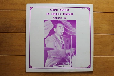 GENE KRUPA - IN DISCO ORDER VOLUME 20 LP 12" VINYL VG (AJAZ 235) SOUL JAZZ PERC - Image 1 of 4