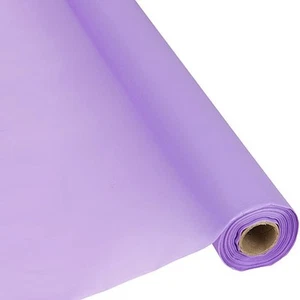 Plastic Banquet Party Table Cover Roll - 40" x 300 Feet - Disposable Tablecloths - Picture 1 of 26