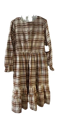 Vestido midi novo com etiquetas Terra & Sky - Imagem 1 de 4