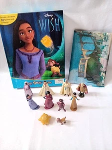DISNEY My Busy Books WISH 100% Juego Completo 10 Figuras y Alfombra de Juego Libro de Cuentos - Imagen 1 de 9
