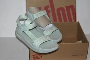 Sandalias FitFlop con correa trasera correas de surf cepillo de salvia talla 10 nuevas - Imagen 1 de 4