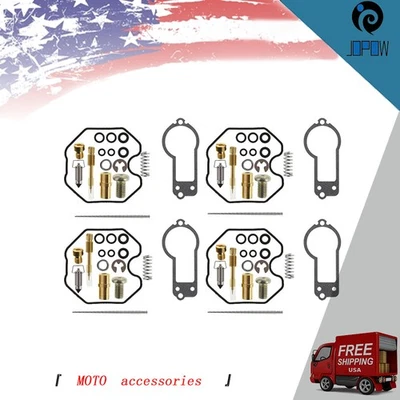Kit de reconstrucción de carburador de 4 piezas para Honda CB750F 1977-1978/CB750K 1978 Foto 1 de 4