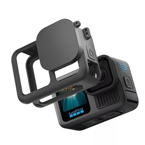 Custodia in silicone per GoPro Hero 13 con protezione schermo, cover lato batteria, obiettivo - Foto 1 di 10