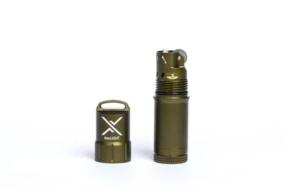 Isqueiro Refil Impermeável Exotac titanLIGHT Olive Drab, Fabricado nos EUA, Garantia Vitalícia - Imagem 1 de 4