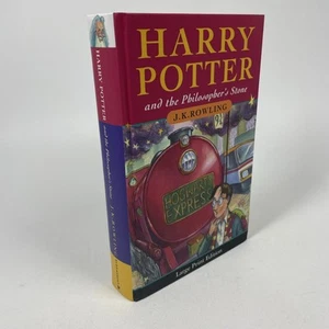 Harry Potter Philosophen Stein der Weisen GROSSDRUCK ERSTAUSGABE 2nd Print HC - Bild 1 von 11