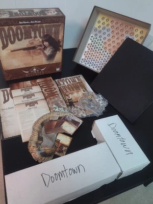 Doomtown Reloaded (AEG) board game x 2 Core, 3 deluxe expansions Faith Unstoppab - Image 1 of 3