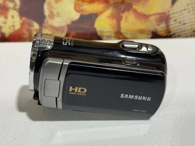 Samsung HMX-F90 Handycam 52X Optical Zoom Camcorder Black Untested No Charger - Image 1 of 4