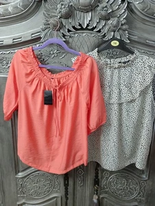 Peacocks Blouse Size 16 Bnwt Plus FREE Blouse Top - Picture 1 of 17