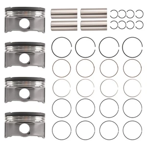 Piston Set w/ Rings for Scion tC xB Toyota Matrix 2.4L DOHC 2007-2013 2AZFE - Picture 1 of 15