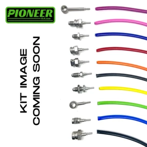 Braided Brake Lines For Kia Sedona 2.9 CRD 2001-2006 - Picture 1 of 1