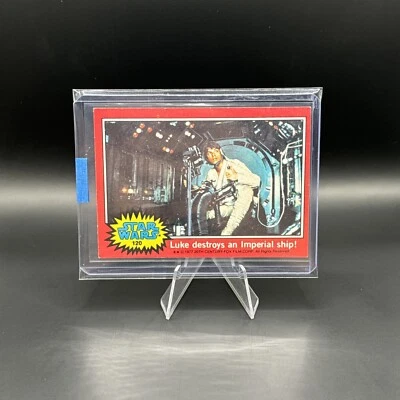 1977 Topps Star Wars #120 Luke destroys an Imperial ship! - Image 1 of 4