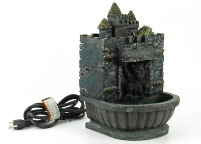 Gargoyles By Vandor Castle Fountain Indoor Hand Painted WORKS SEE VIDEO - Image 1 of 4