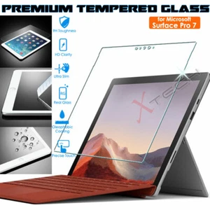 Genuine TEMPERED GLASS Screen Protector for Microsoft Surface Pro 7 / 7 Plus - Picture 1 of 4