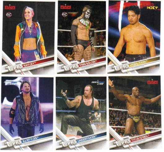 2017 Topps WWE Wrestling - Base Set Cards - Pick From Card #'s 1-100 - Image 1 of 1